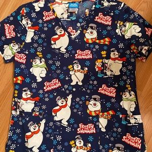 Woman’s Frosty scrub top